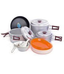 Набір туристичного посуду Kovea KSK-WY56 Silver 56, silver, Набори посуду, Алюміній