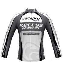Велокофта Kellys Pro Team Long, grey, Велокофти, Для чоловіків, XS