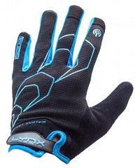 Велоперчатки Lynx All-Mountain, black/blue, Велоперчатки, XS, Взрослые