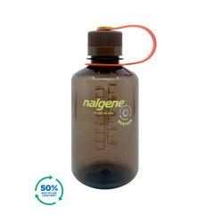 Пляшка для води Nalgene Narrow Mouth Sustain Water Bottle 0.47L, Woodsman, Фляги, Харчовий пластик, 0.47, США, США